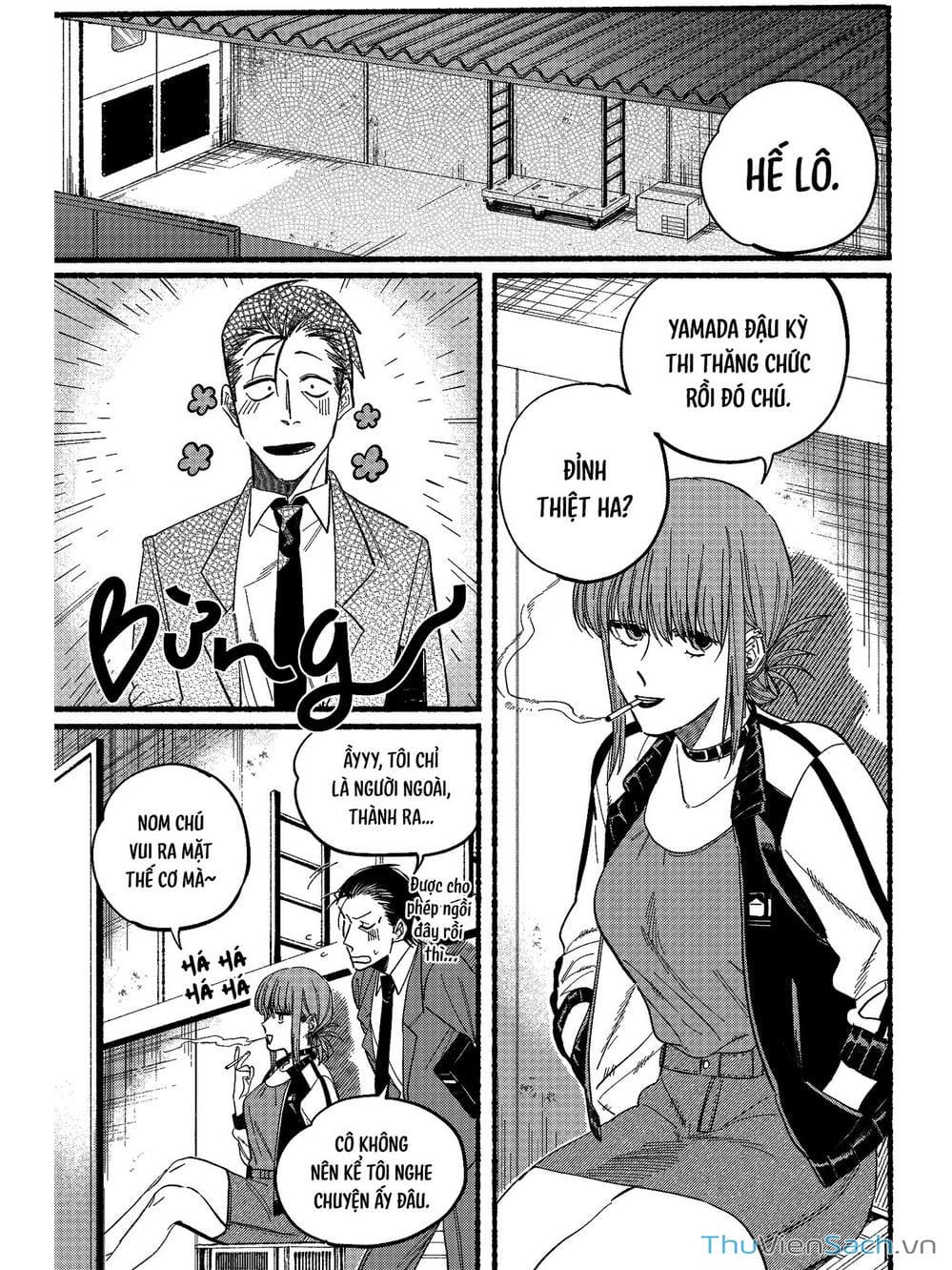 Truyện Tranh Tại Phía Sau Siêu Thị Cùng Em Hút Thuốc - Suupaa No Ura Yani Suu Hanashi trang 4