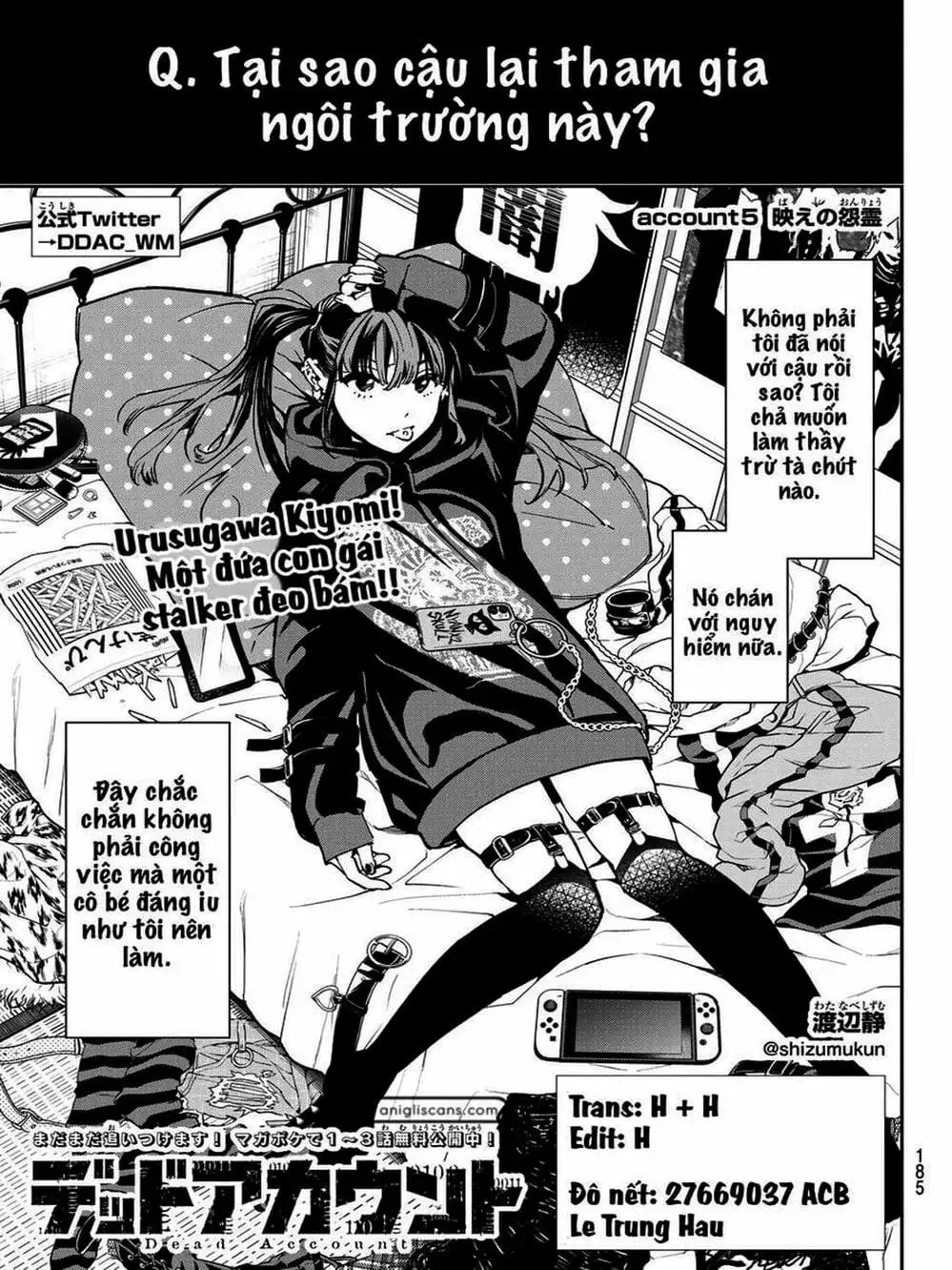 Truyện Tranh Tài Khoản Ma Quái - Shikabanegari trang 8