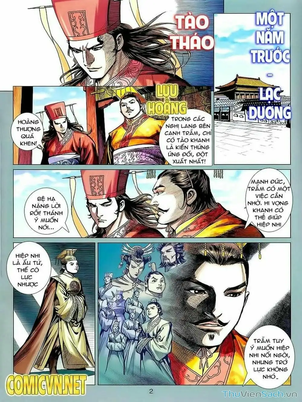 Truyện Tranh Thiên Tử Truyền Kỳ: Tam Quốc Kiêu Hoàng trang 2