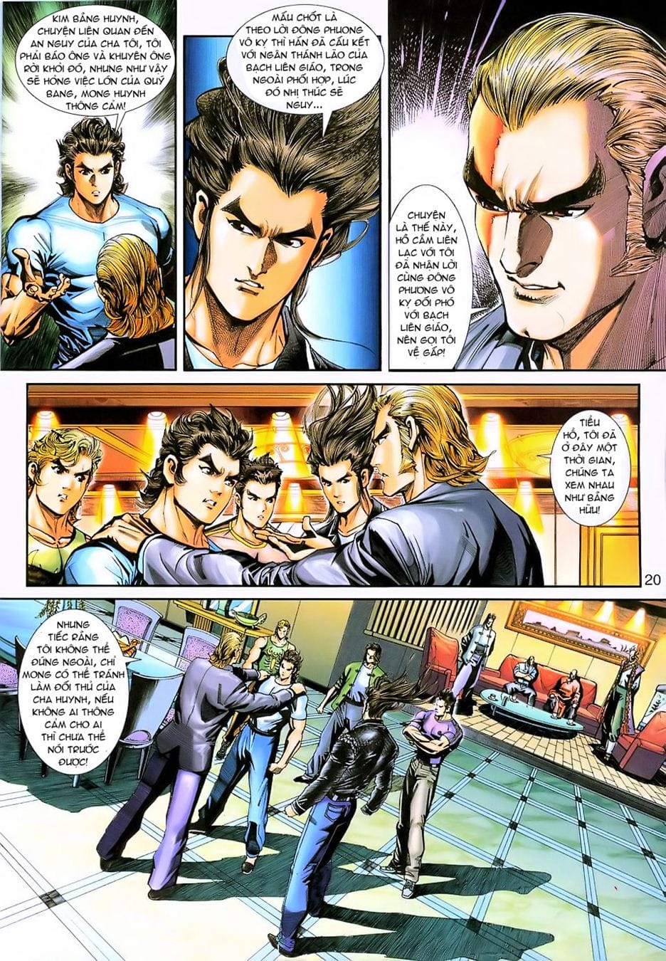 Truyện Tranh Tân Tác Long Hổ Môn trang 4