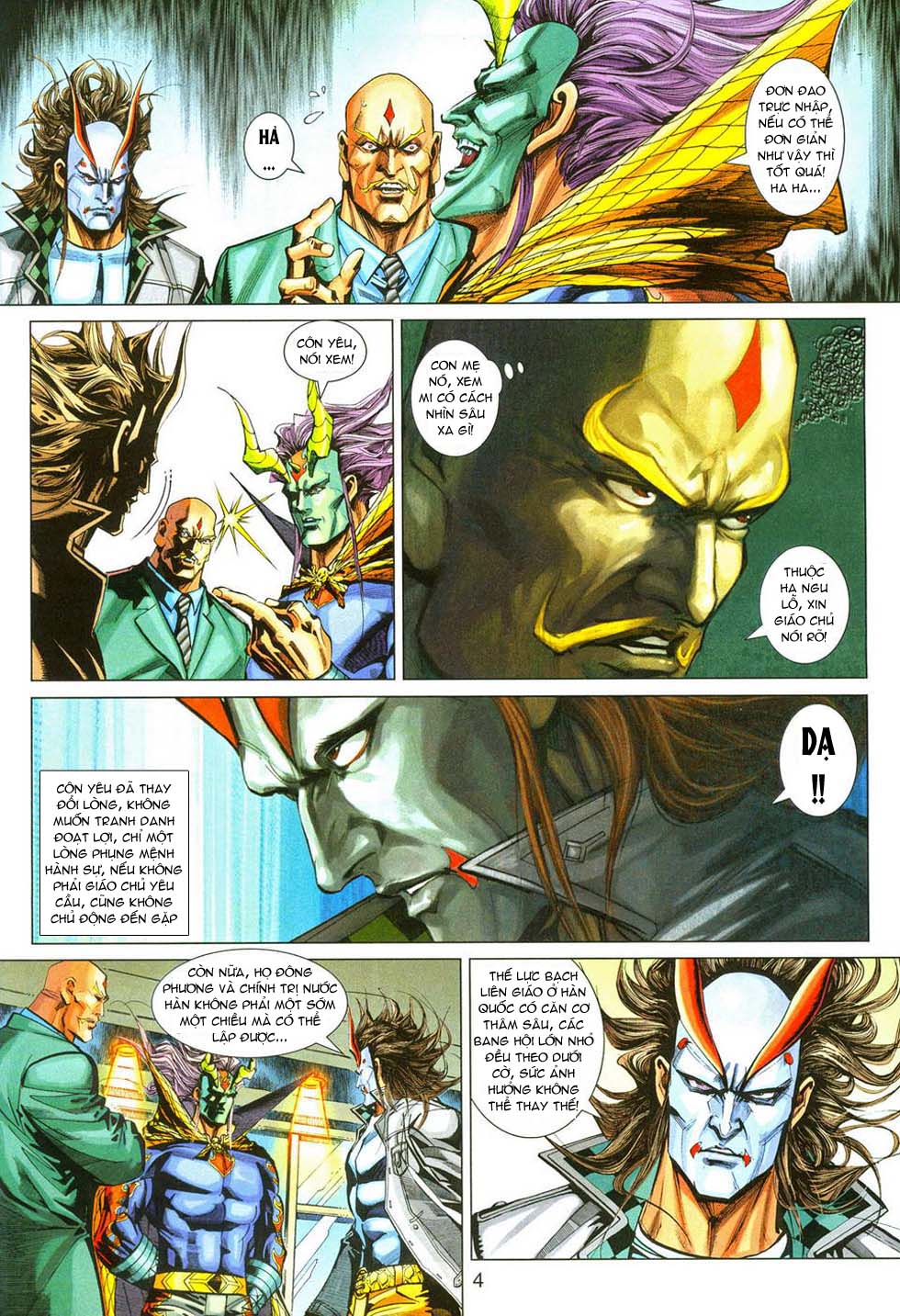 Truyện Tranh Tân Tác Long Hổ Môn trang 4