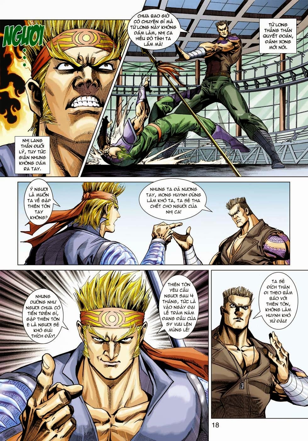 Truyện Tranh Tân Tác Long Hổ Môn trang 4