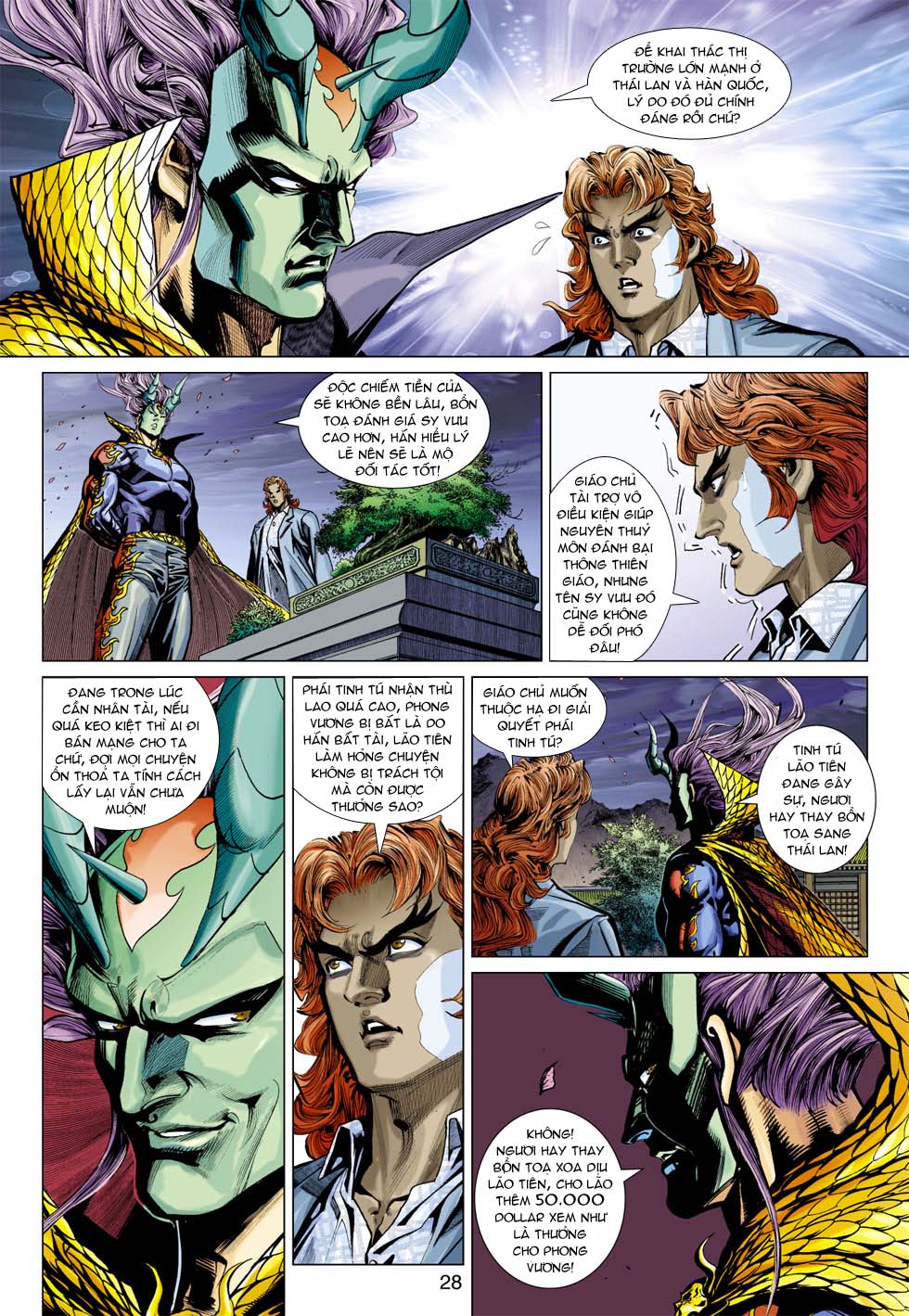 Truyện Tranh Tân Tác Long Hổ Môn trang 4