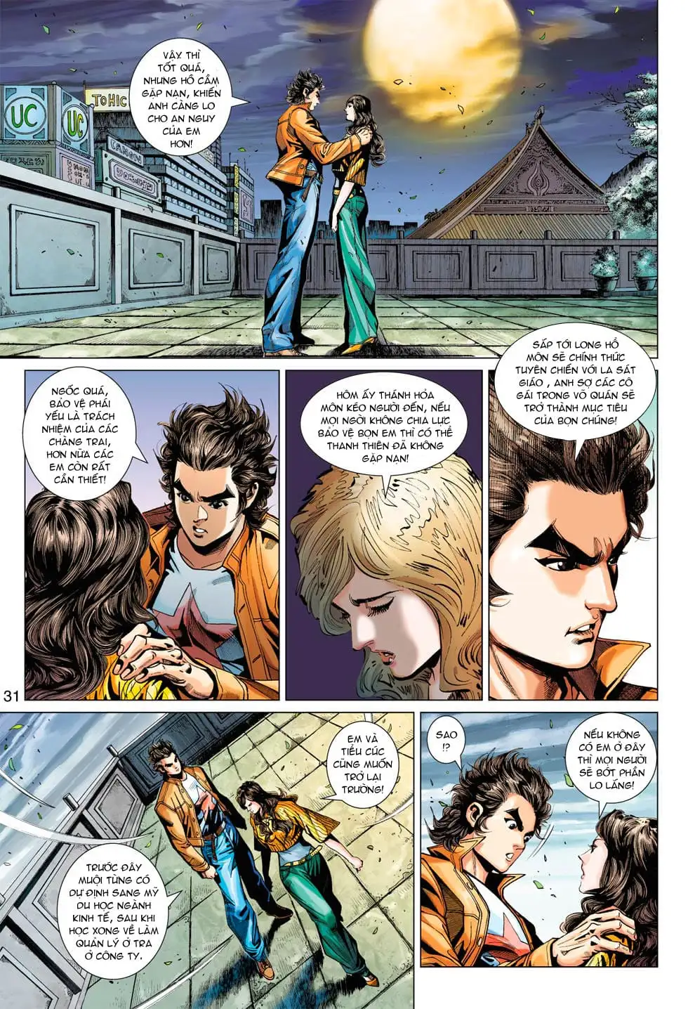 Truyện Tranh Tân Tác Long Hổ Môn trang 4