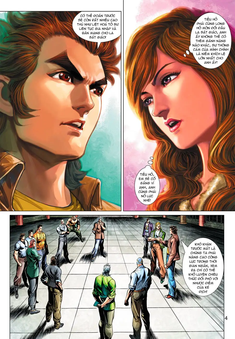 Truyện Tranh Tân Tác Long Hổ Môn trang 4