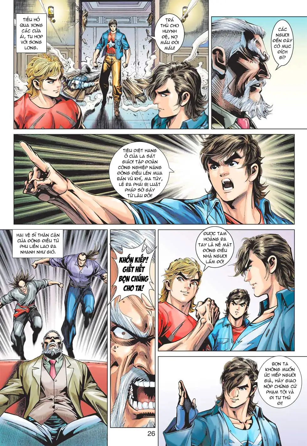 Truyện Tranh Tân Tác Long Hổ Môn trang 4