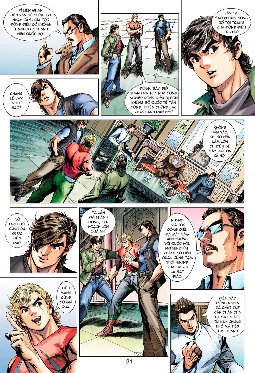 Truyện Tranh Tân Tác Long Hổ Môn trang 4