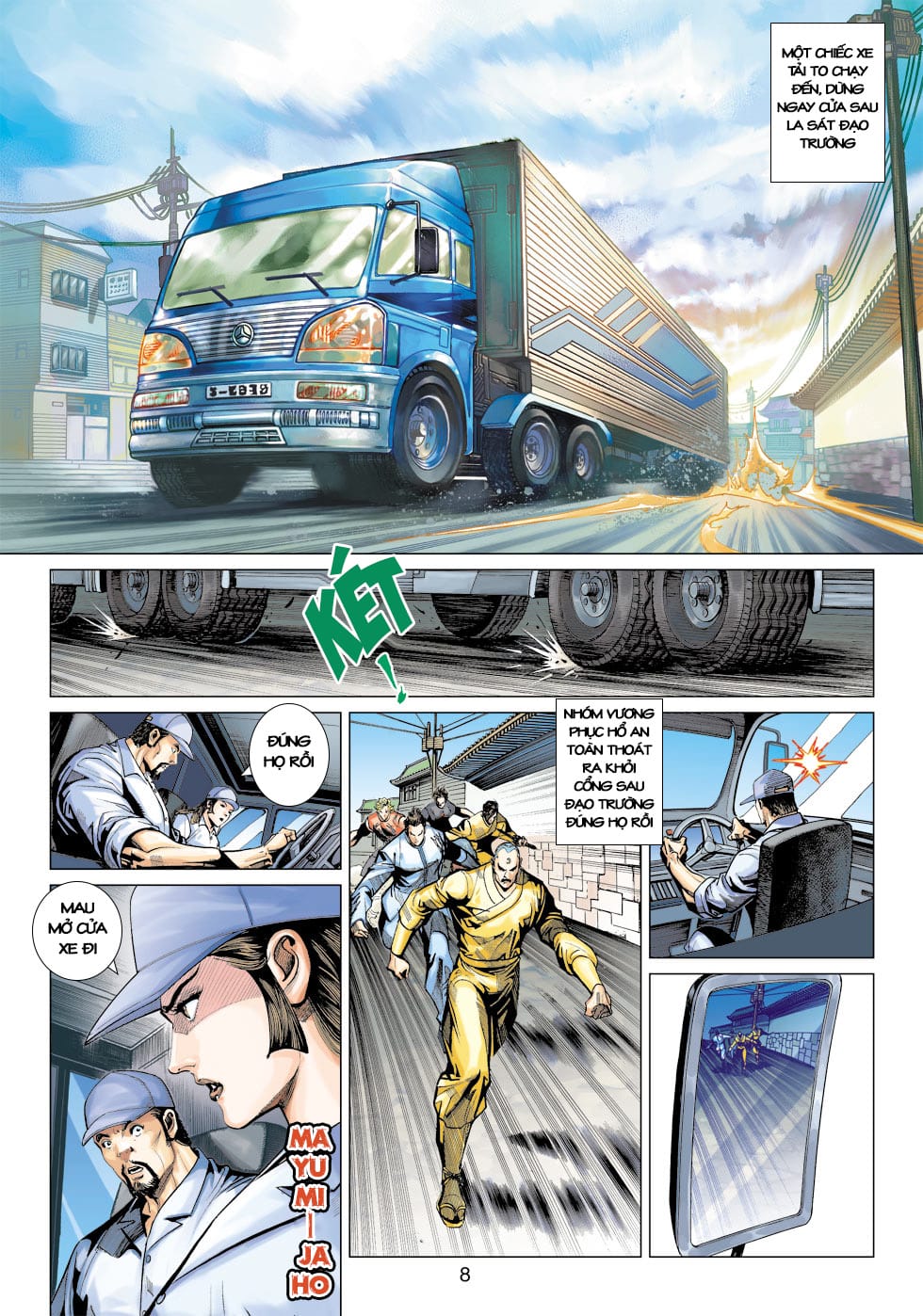 Truyện Tranh Tân Tác Long Hổ Môn trang 4