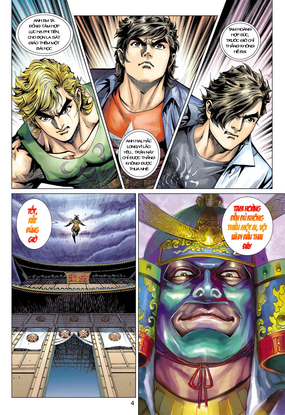 Truyện Tranh Tân Tác Long Hổ Môn trang 4