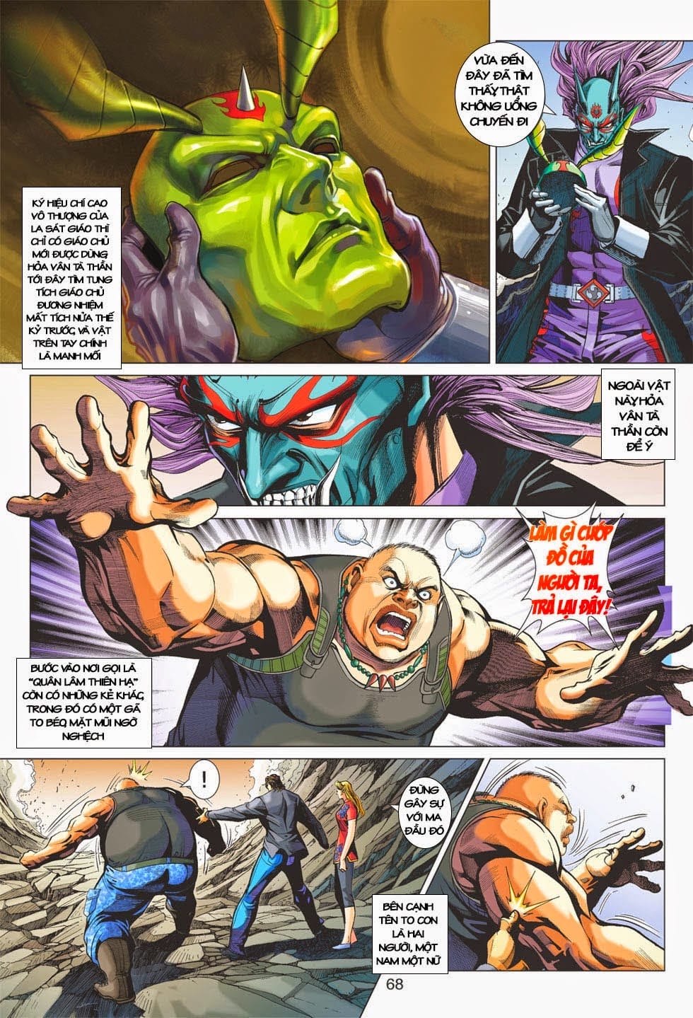 Truyện Tranh Tân Tác Long Hổ Môn trang 4