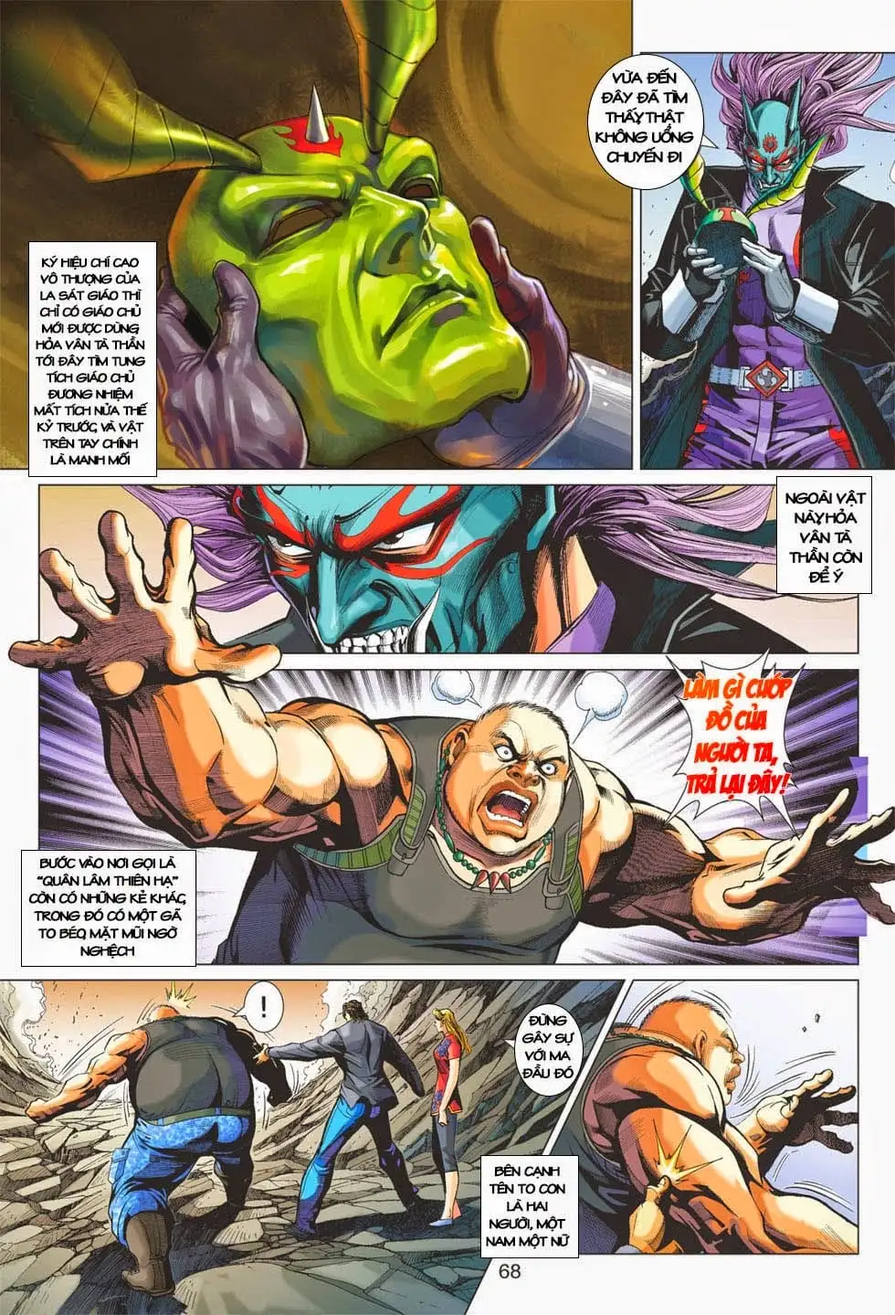 Truyện Tranh Tân Tác Long Hổ Môn trang 4