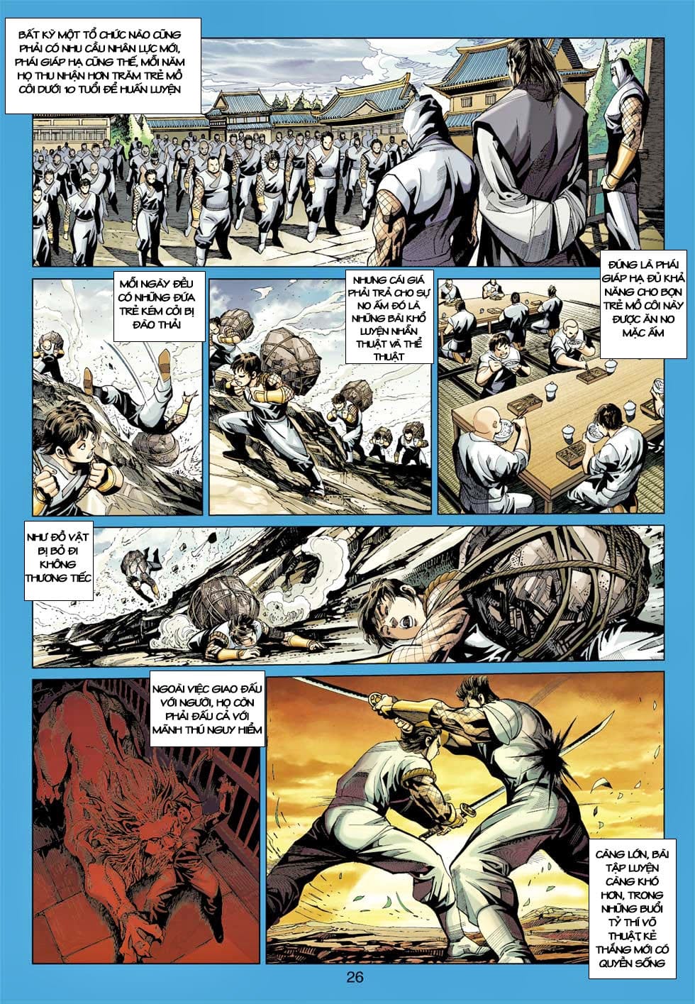 Truyện Tranh Tân Tác Long Hổ Môn trang 4