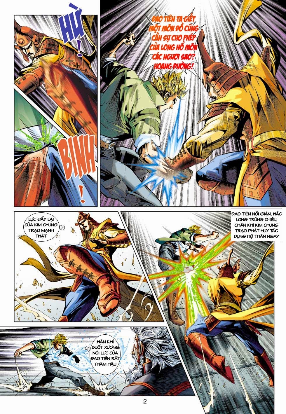 Truyện Tranh Tân Tác Long Hổ Môn trang 4