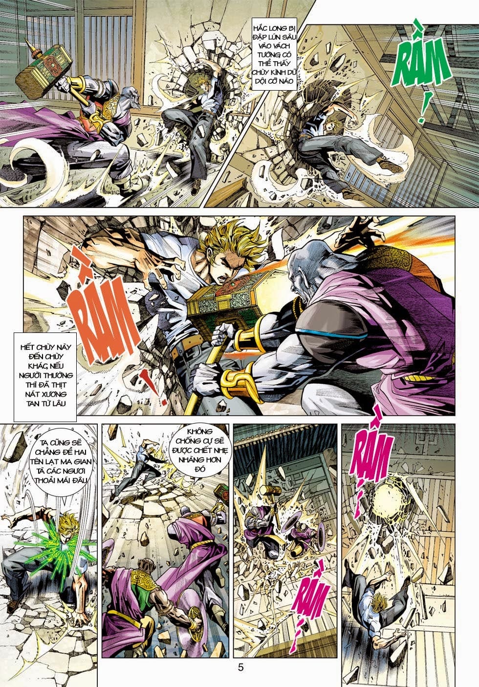 Truyện Tranh Tân Tác Long Hổ Môn trang 4