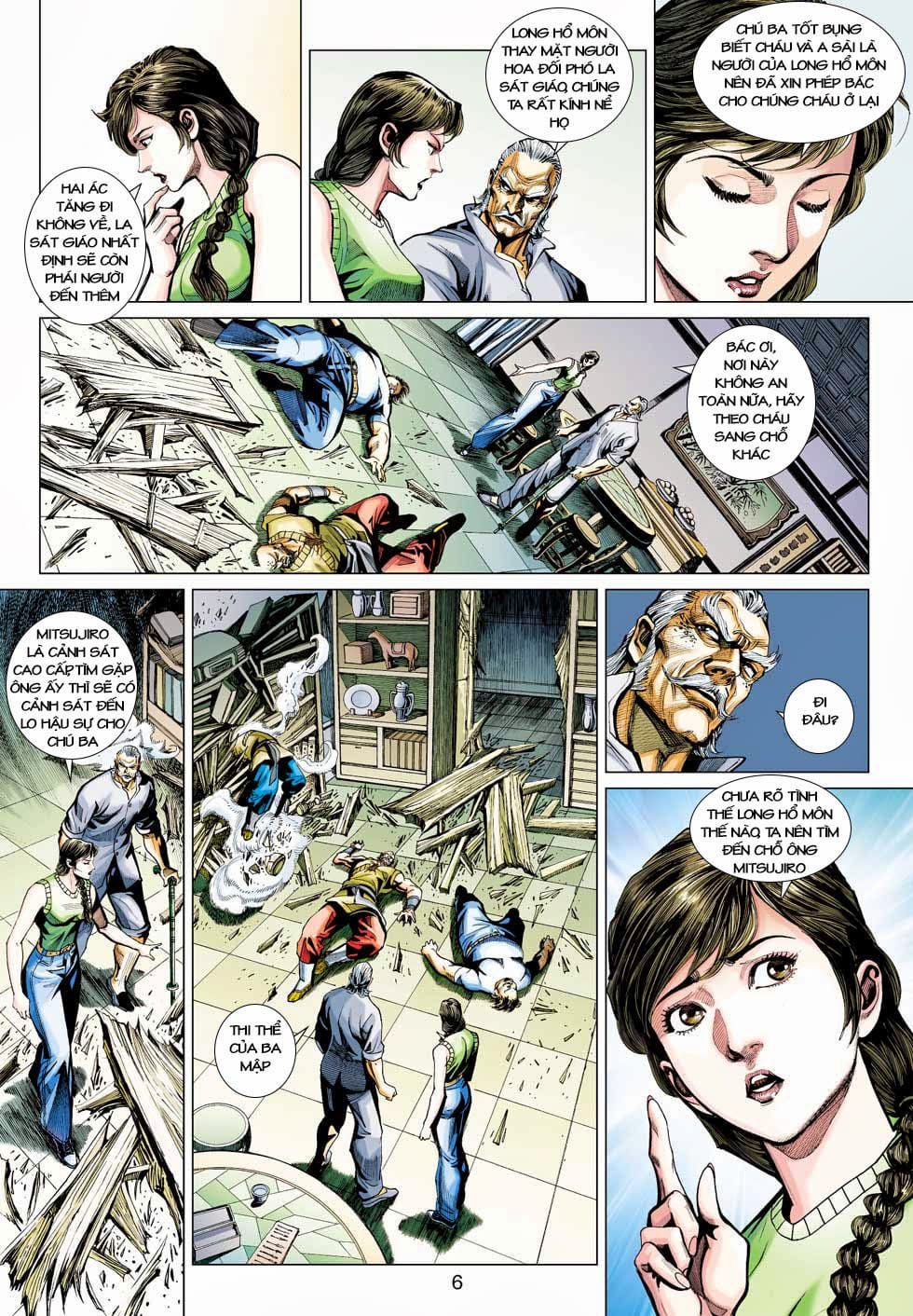 Truyện Tranh Tân Tác Long Hổ Môn trang 4