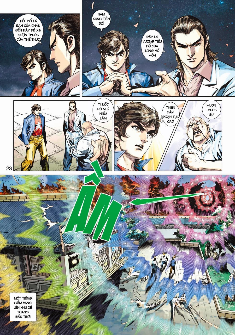 Truyện Tranh Tân Tác Long Hổ Môn trang 4