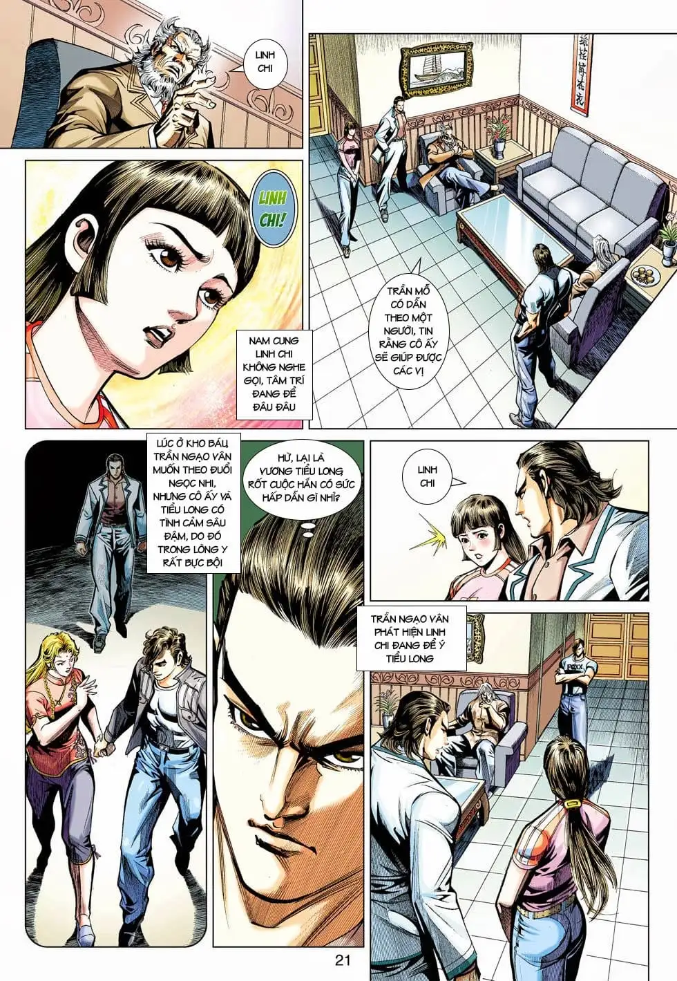 Truyện Tranh Tân Tác Long Hổ Môn trang 4