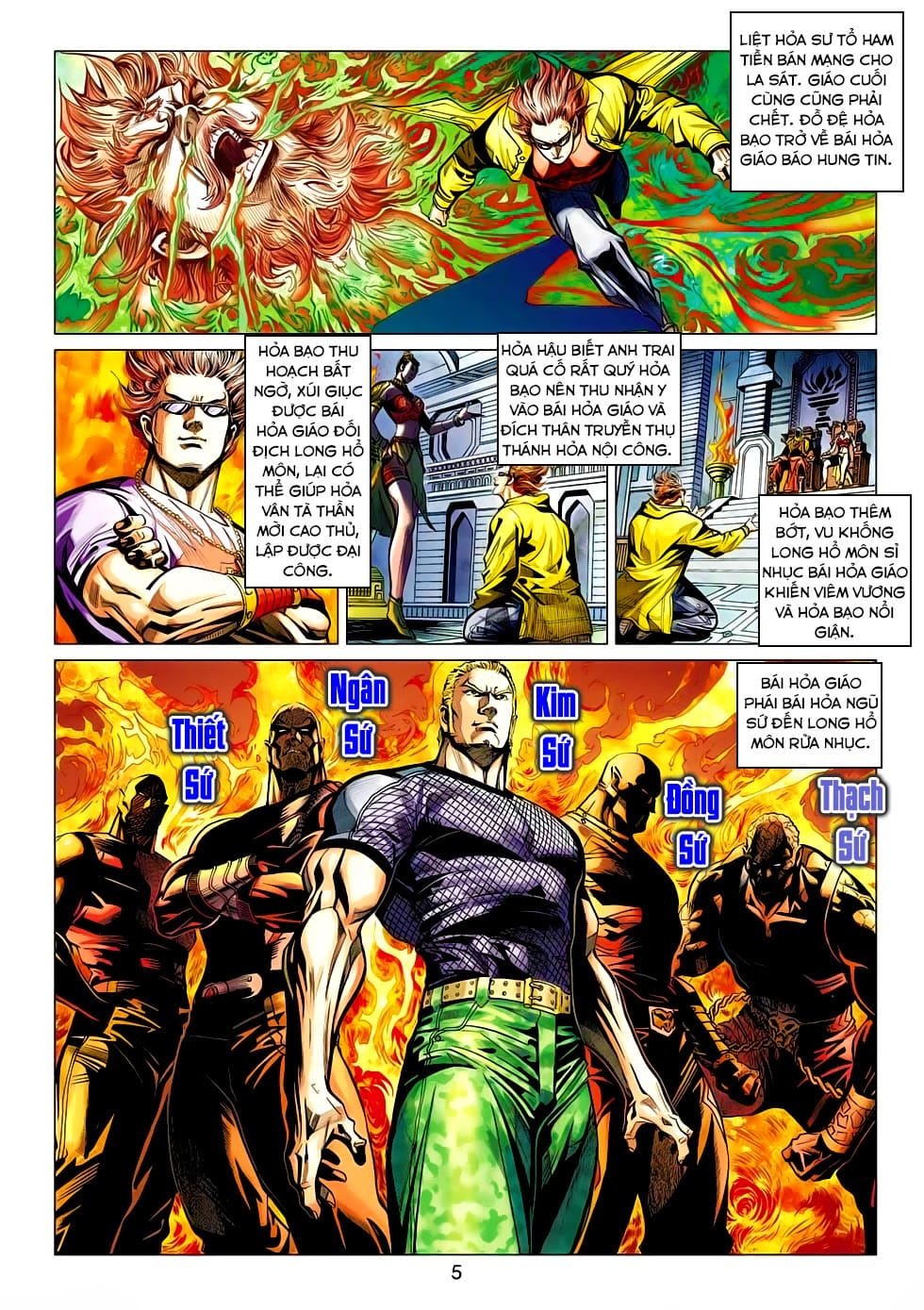 Truyện Tranh Tân Tác Long Hổ Môn trang 4