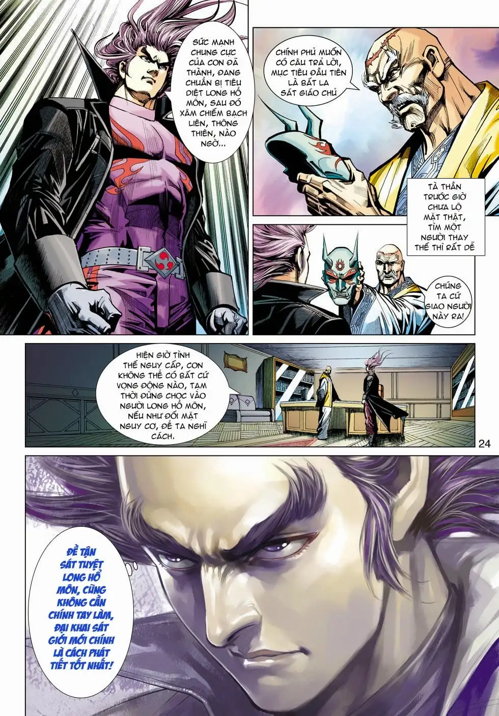 Truyện Tranh Tân Tác Long Hổ Môn trang 4