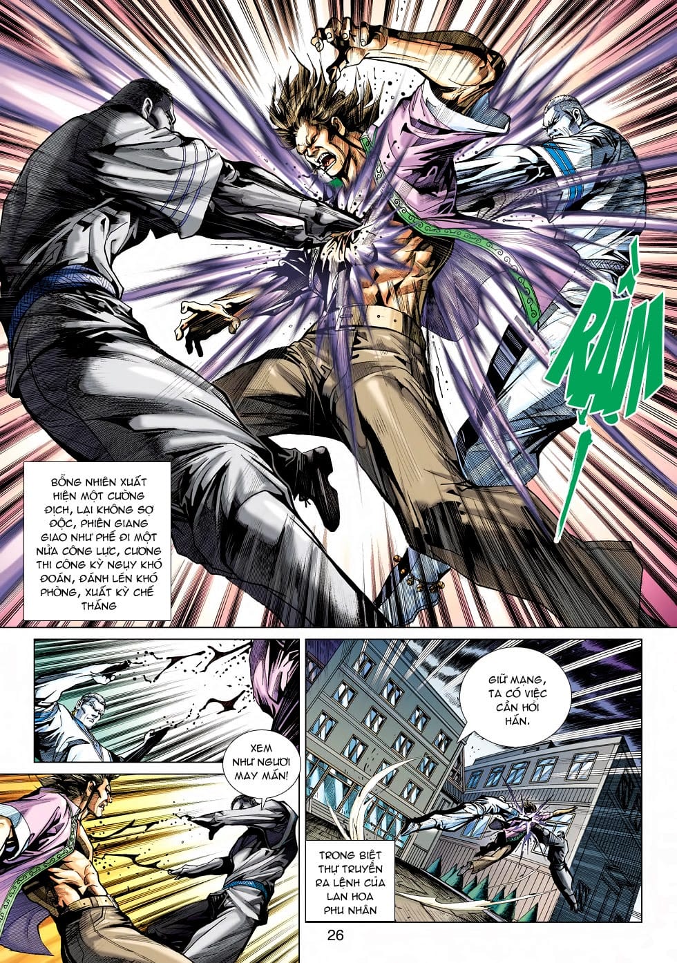 Truyện Tranh Tân Tác Long Hổ Môn trang 4