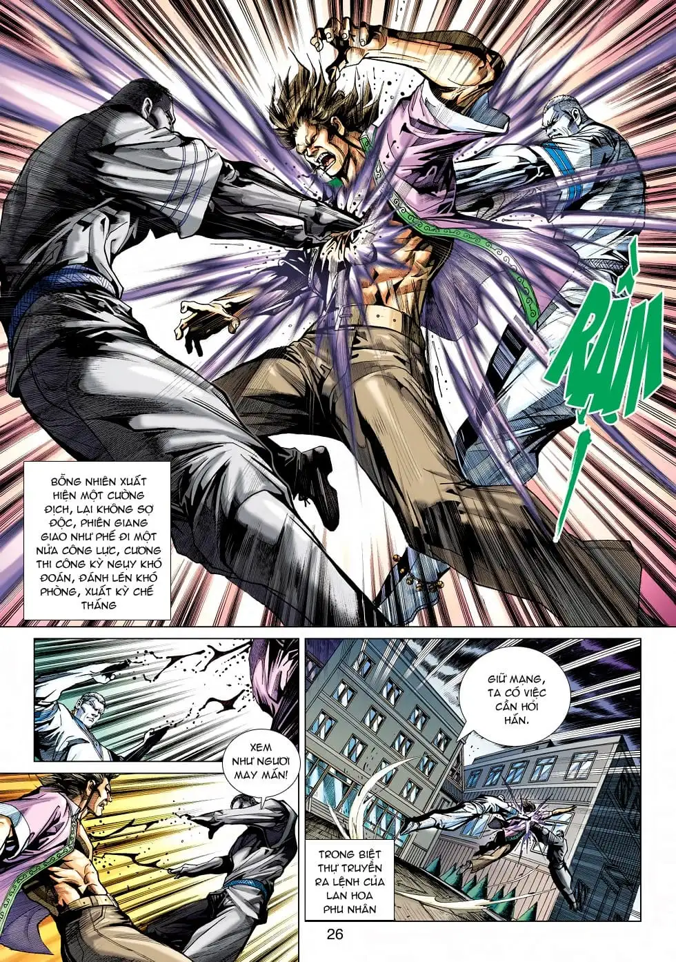 Truyện Tranh Tân Tác Long Hổ Môn trang 4