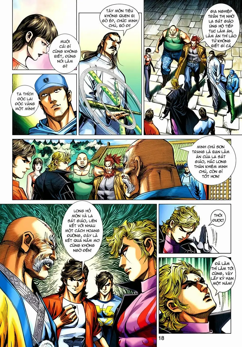 Truyện Tranh Tân Tác Long Hổ Môn trang 4
