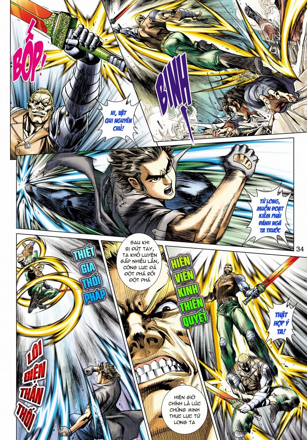 Truyện Tranh Tân Tác Long Hổ Môn trang 4