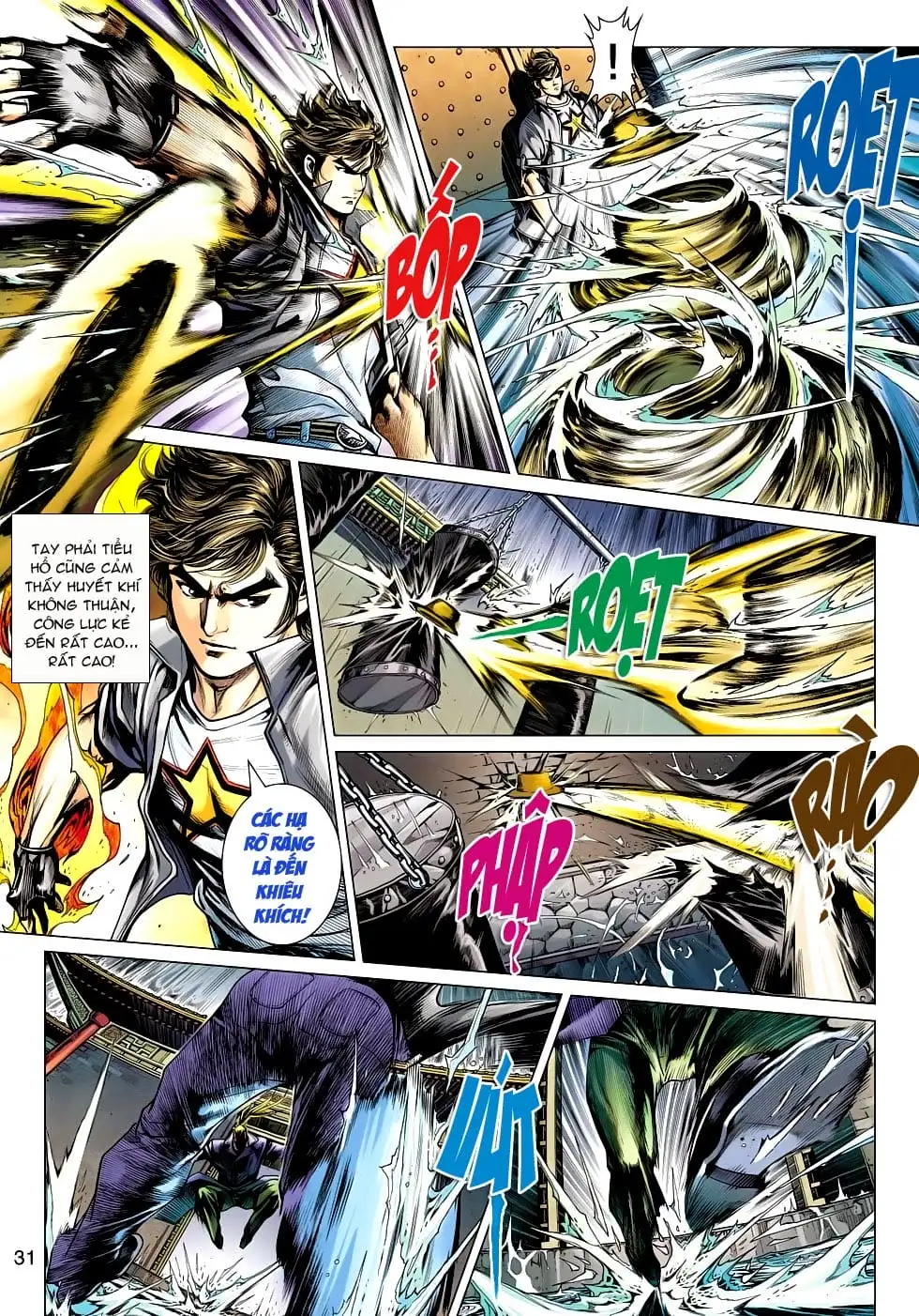 Truyện Tranh Tân Tác Long Hổ Môn trang 4