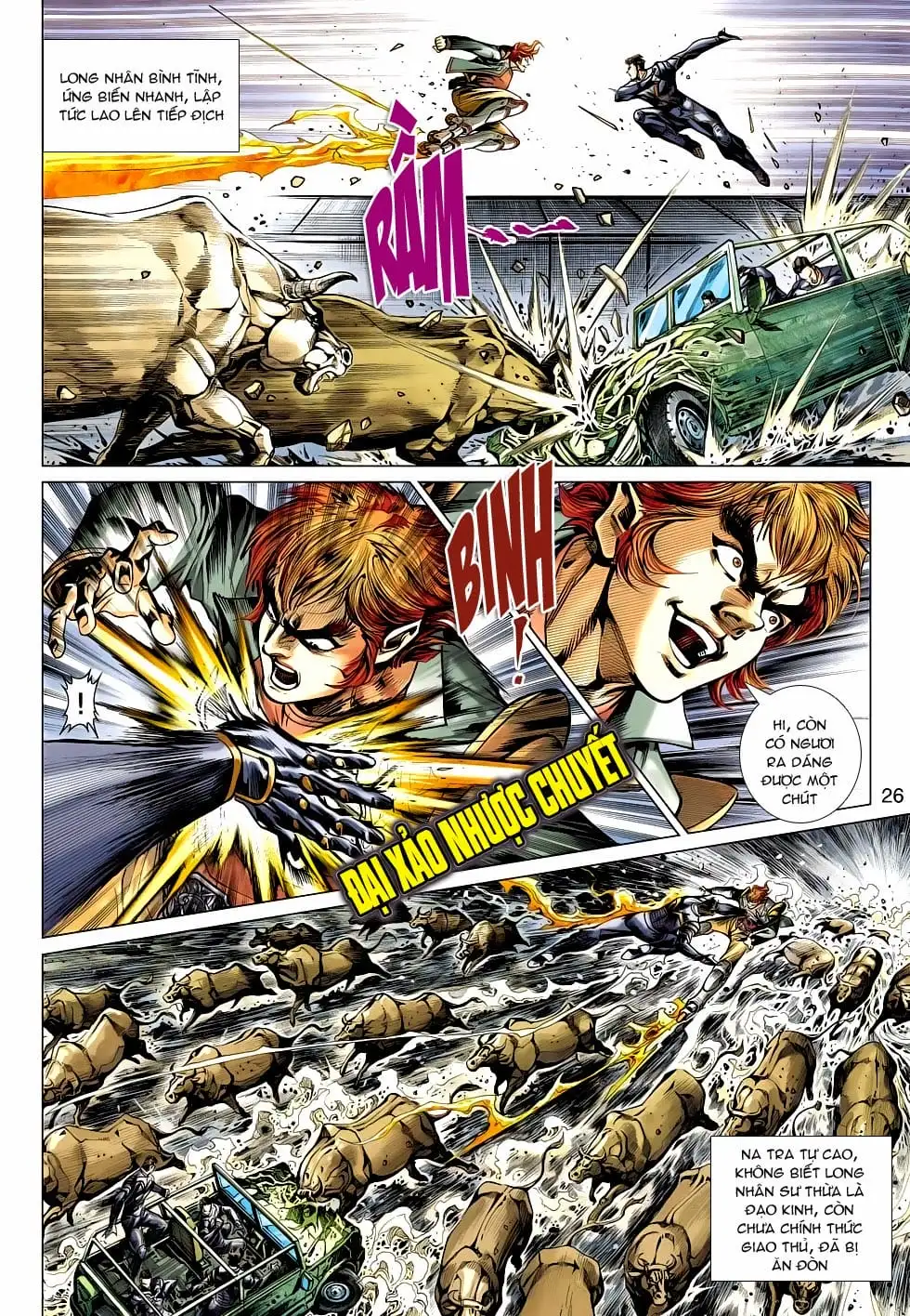 Truyện Tranh Tân Tác Long Hổ Môn trang 4