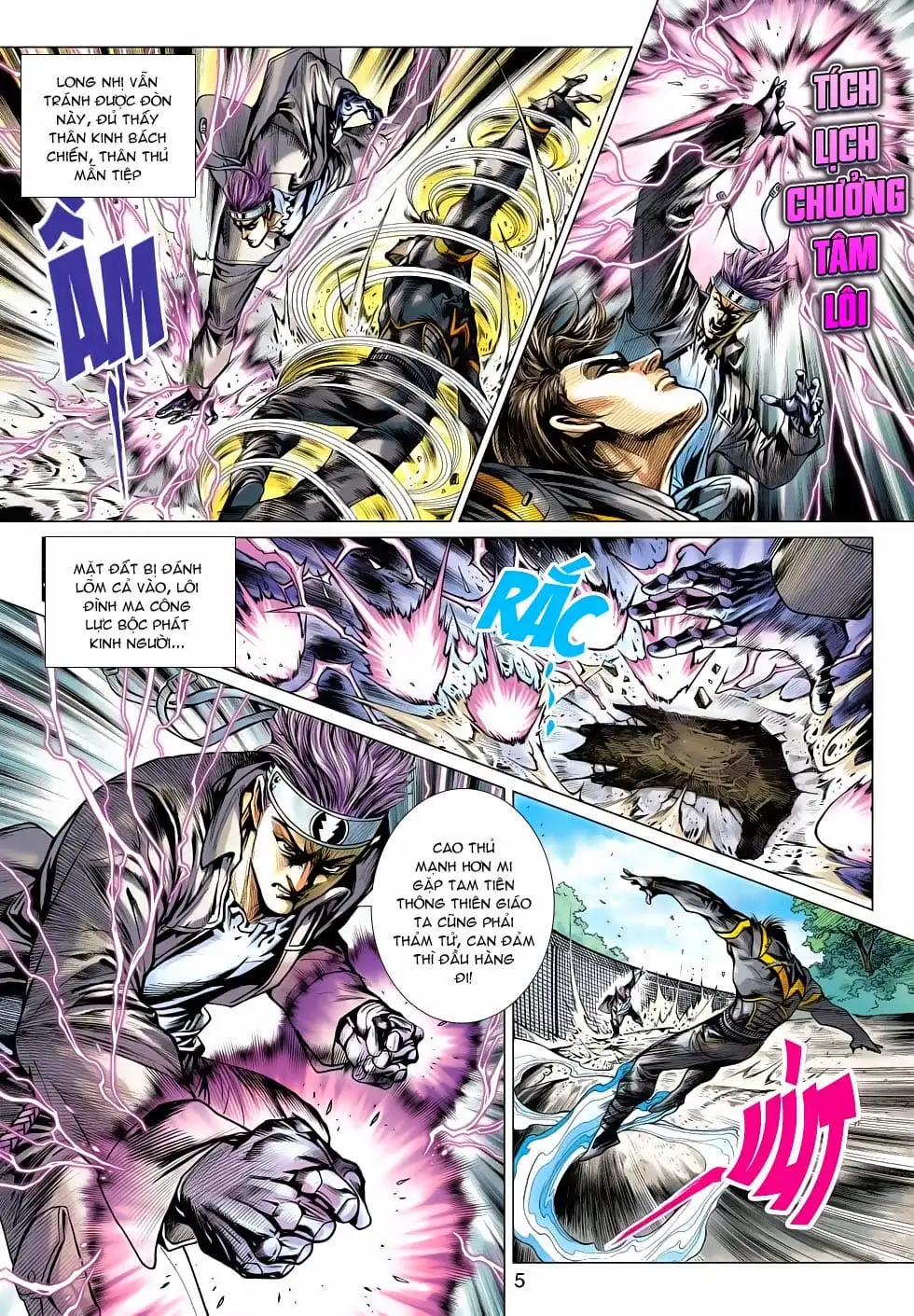 Truyện Tranh Tân Tác Long Hổ Môn trang 4