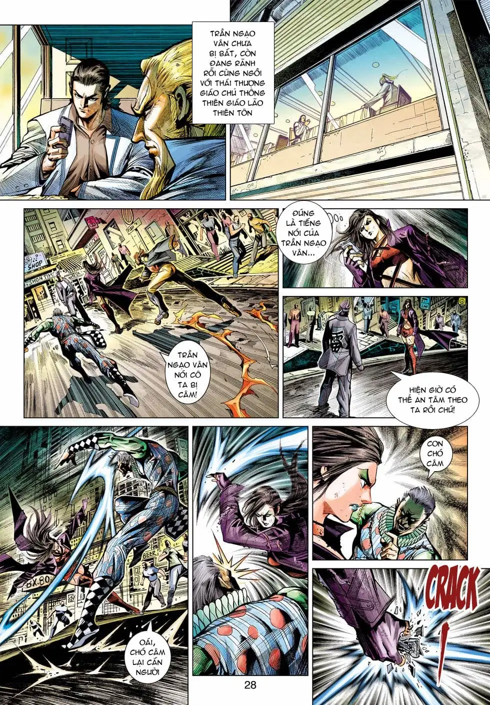Truyện Tranh Tân Tác Long Hổ Môn trang 4