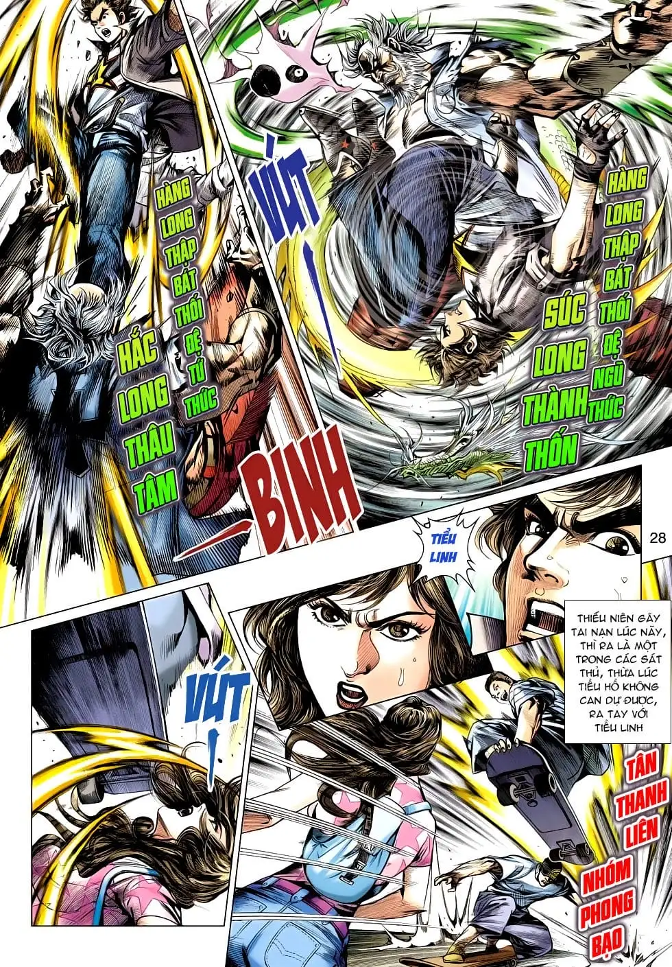 Truyện Tranh Tân Tác Long Hổ Môn trang 4