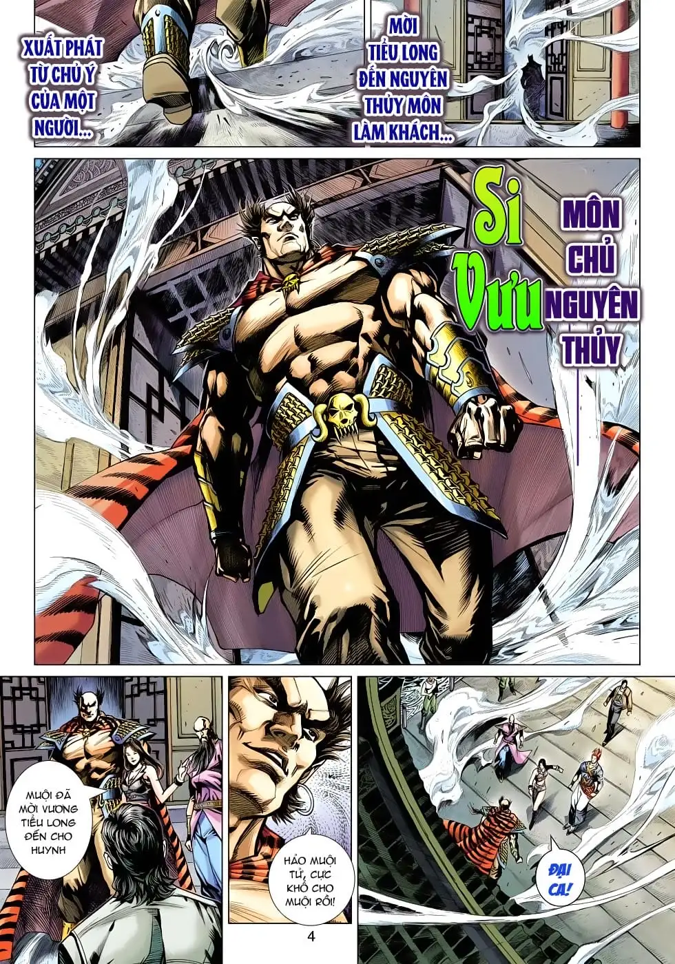 Truyện Tranh Tân Tác Long Hổ Môn trang 4