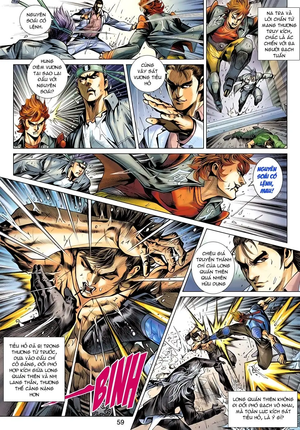 Truyện Tranh Tân Tác Long Hổ Môn trang 4