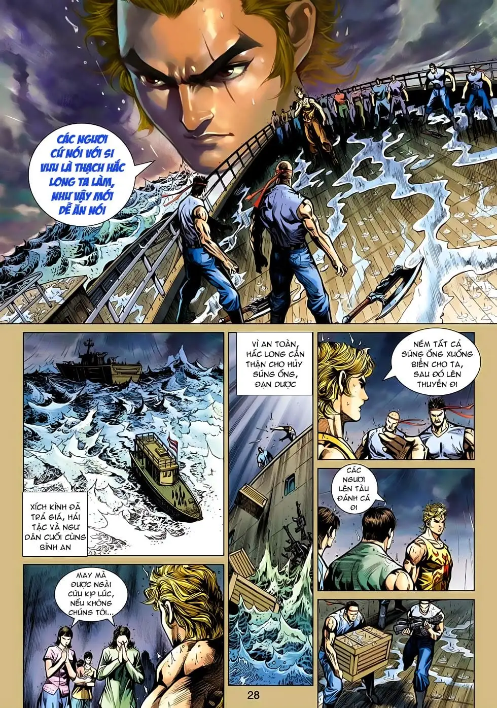 Truyện Tranh Tân Tác Long Hổ Môn trang 4