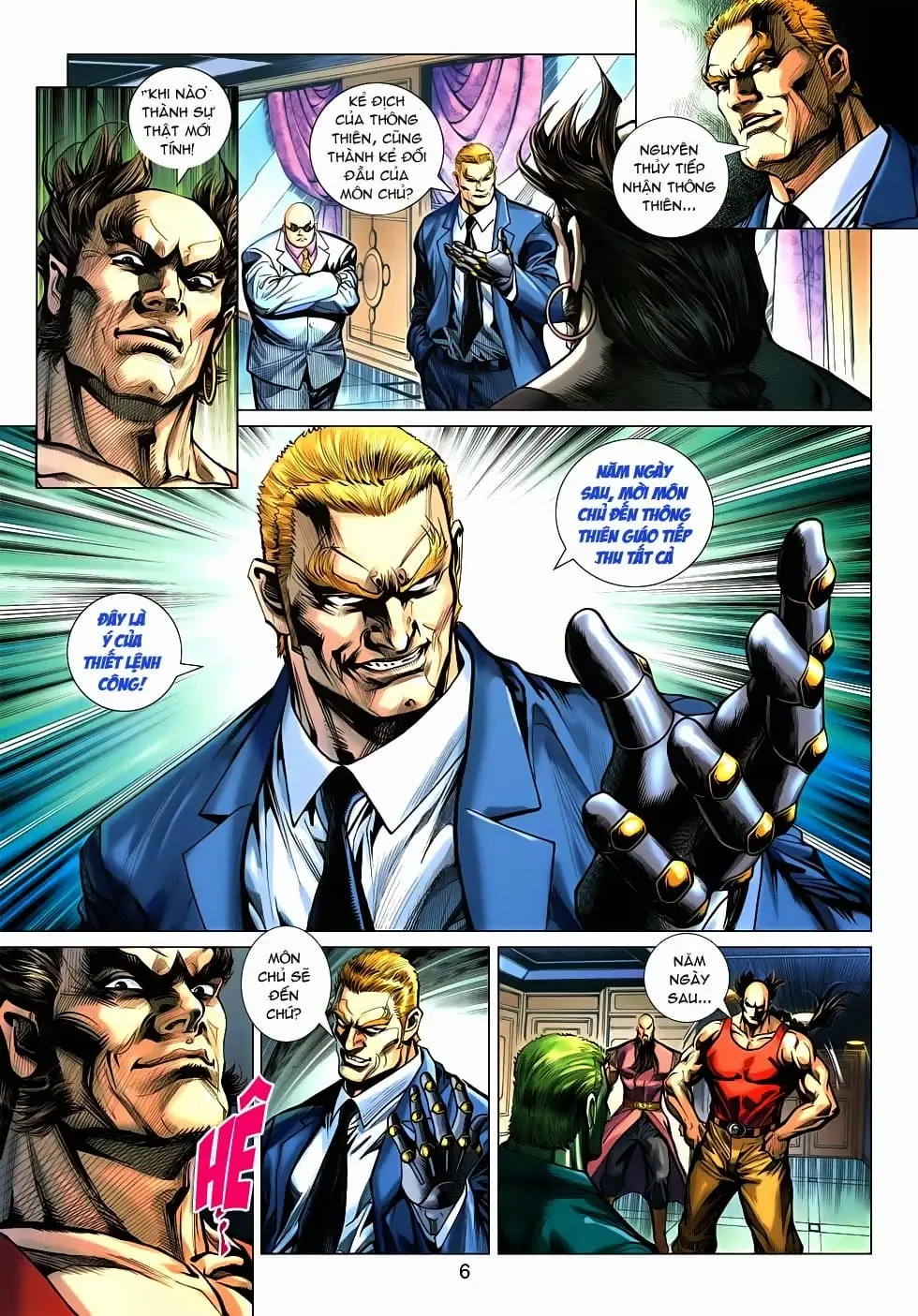 Truyện Tranh Tân Tác Long Hổ Môn trang 4