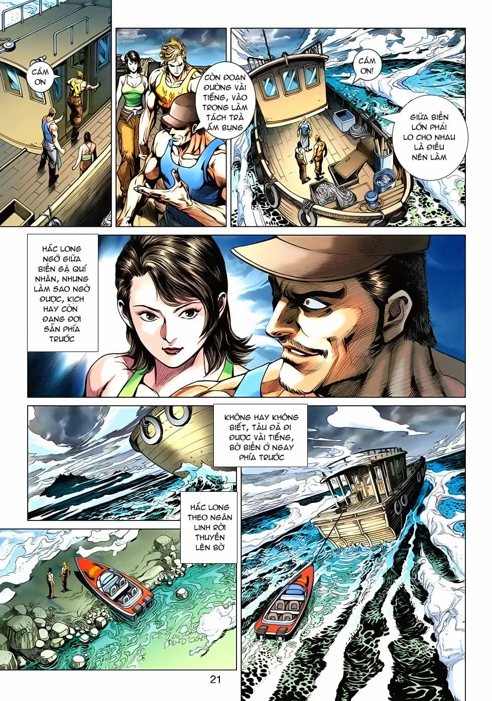 Truyện Tranh Tân Tác Long Hổ Môn trang 4