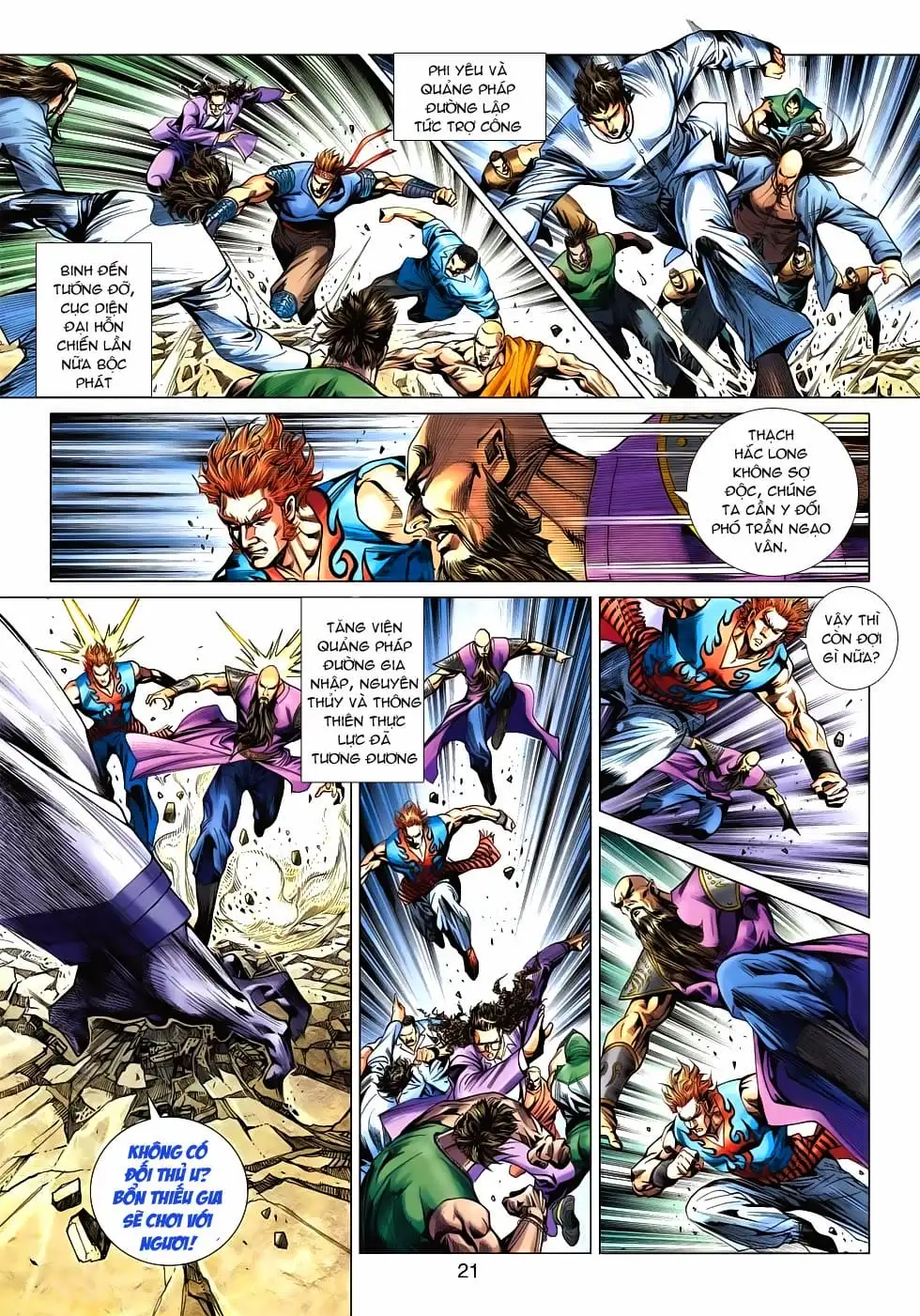 Truyện Tranh Tân Tác Long Hổ Môn trang 4