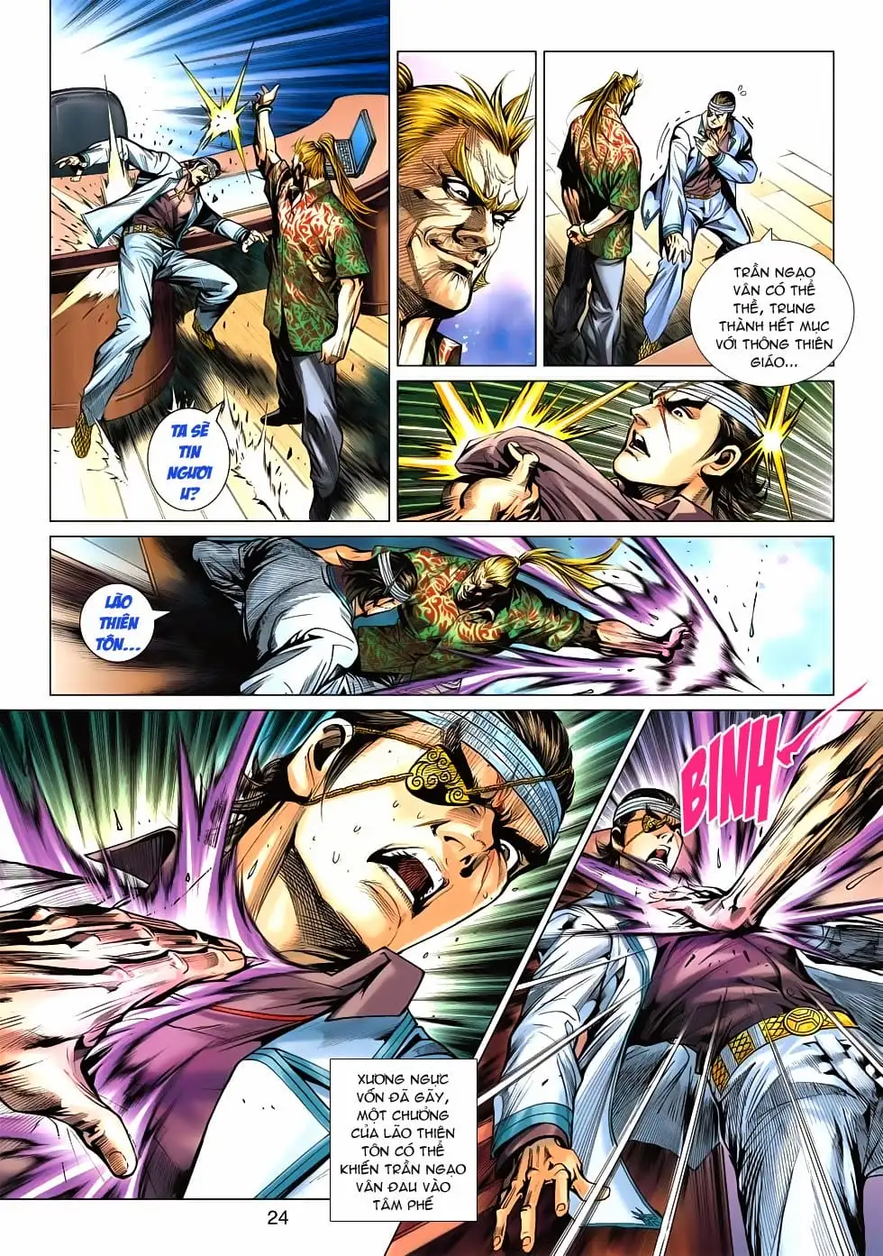 Truyện Tranh Tân Tác Long Hổ Môn trang 4