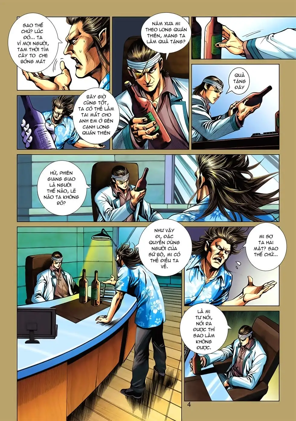 Truyện Tranh Tân Tác Long Hổ Môn trang 4