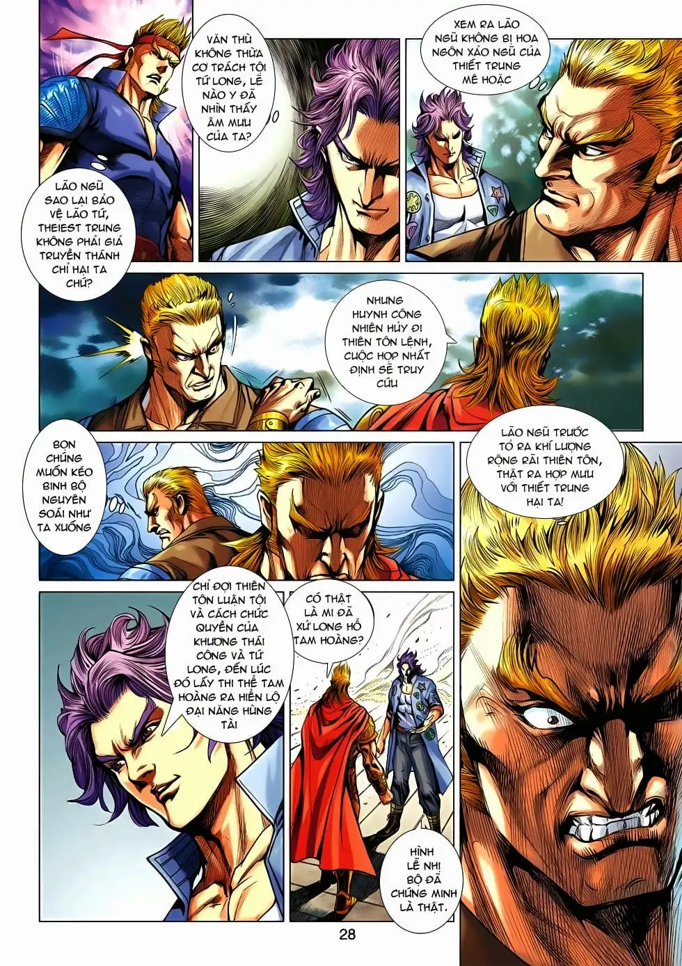 Truyện Tranh Tân Tác Long Hổ Môn trang 4