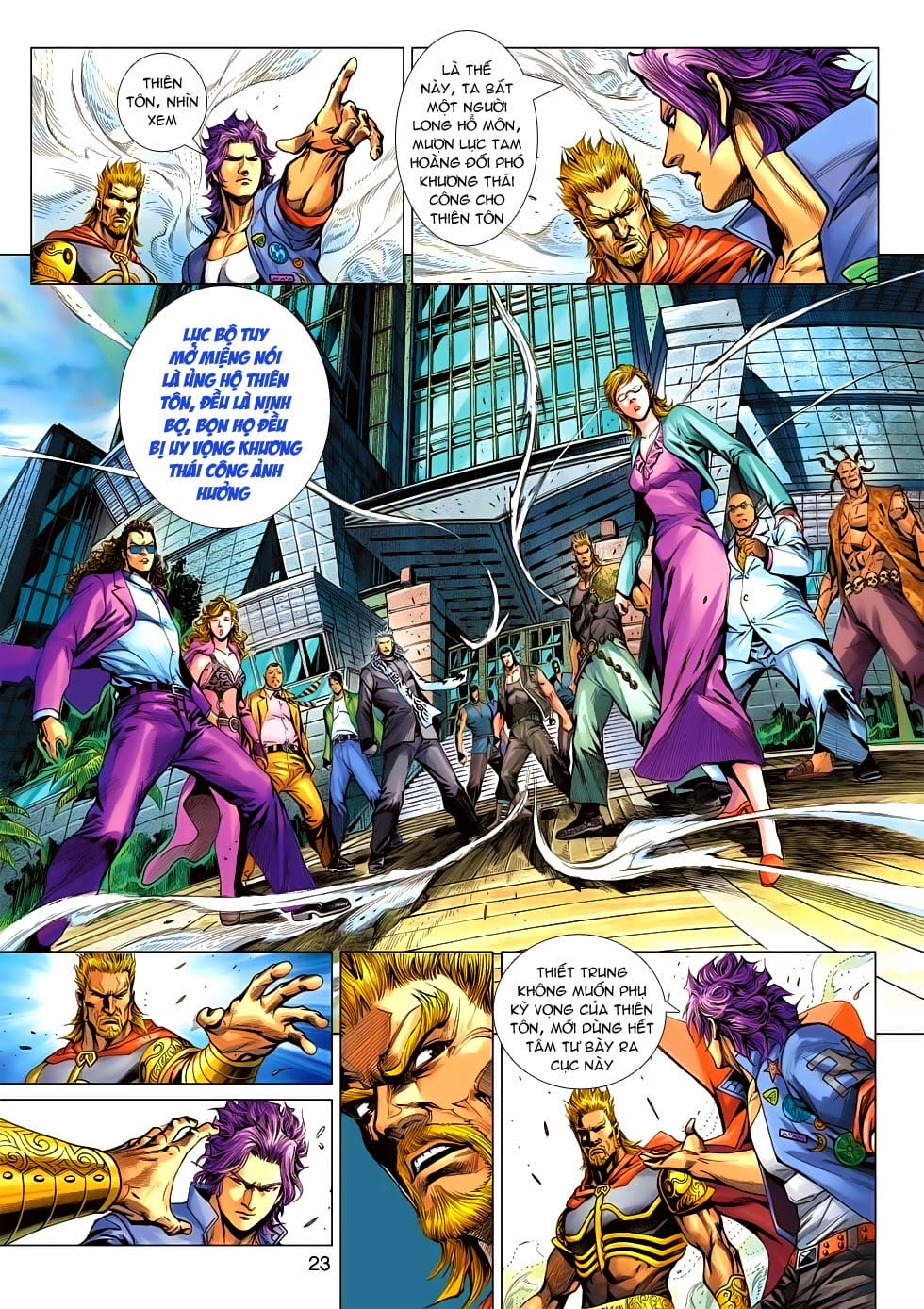 Truyện Tranh Tân Tác Long Hổ Môn trang 4