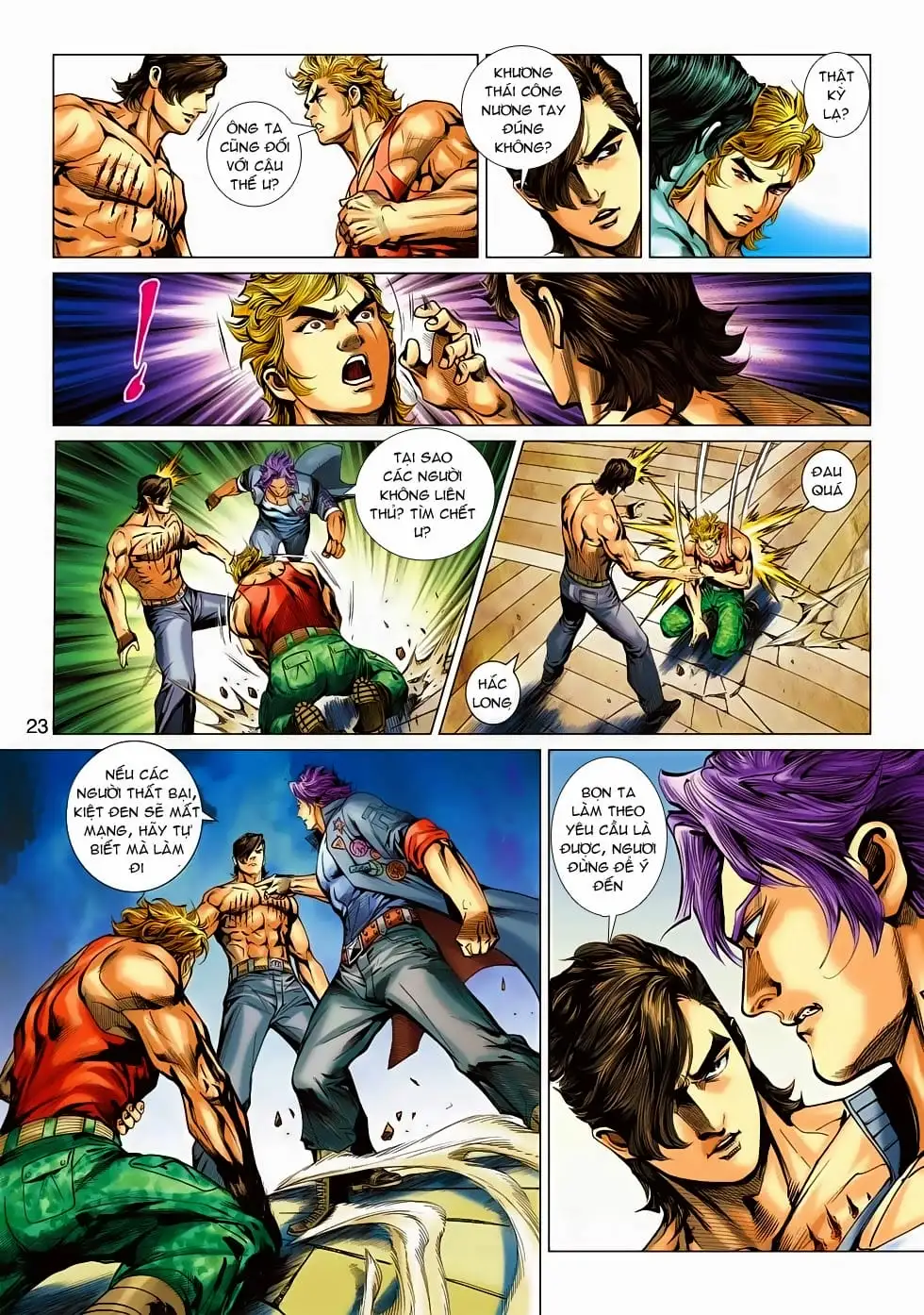 Truyện Tranh Tân Tác Long Hổ Môn trang 4