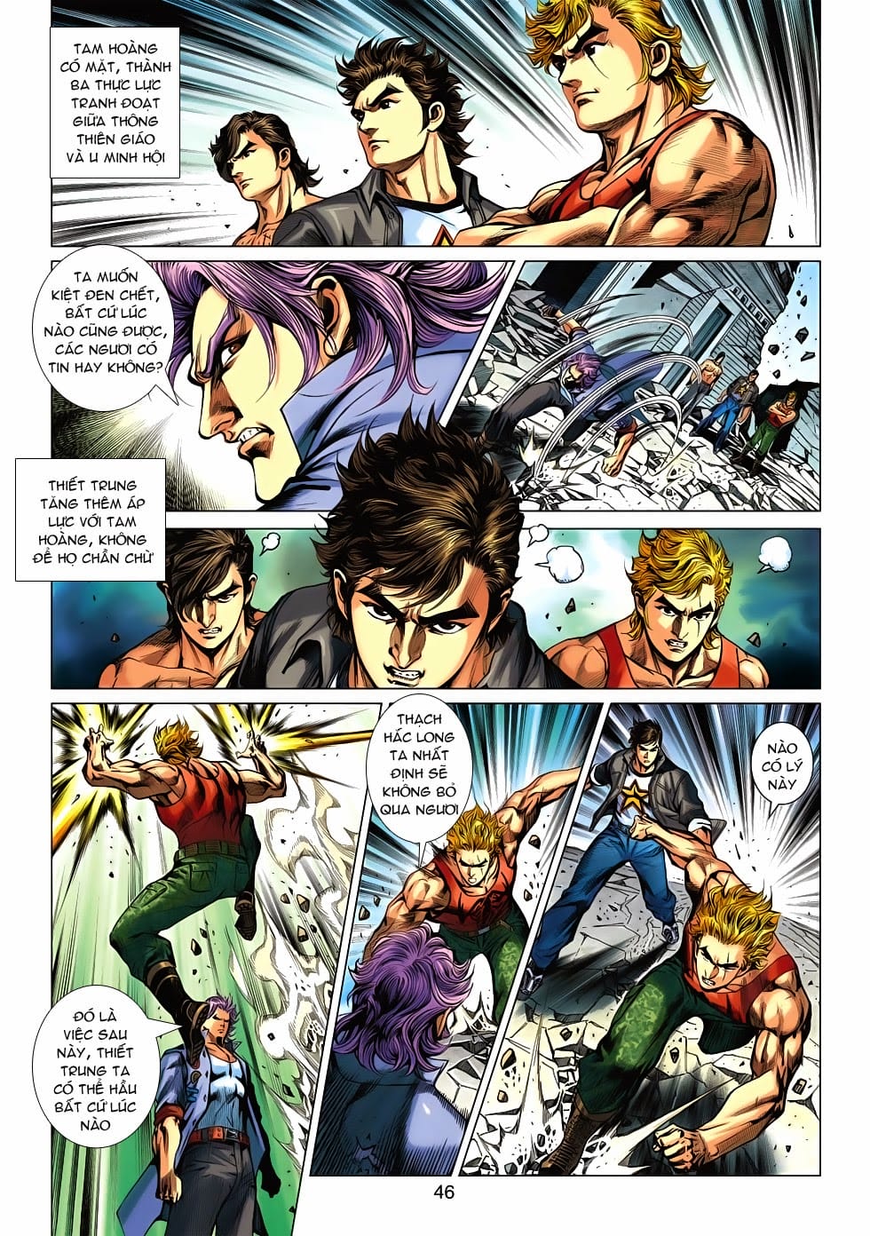 Truyện Tranh Tân Tác Long Hổ Môn trang 4