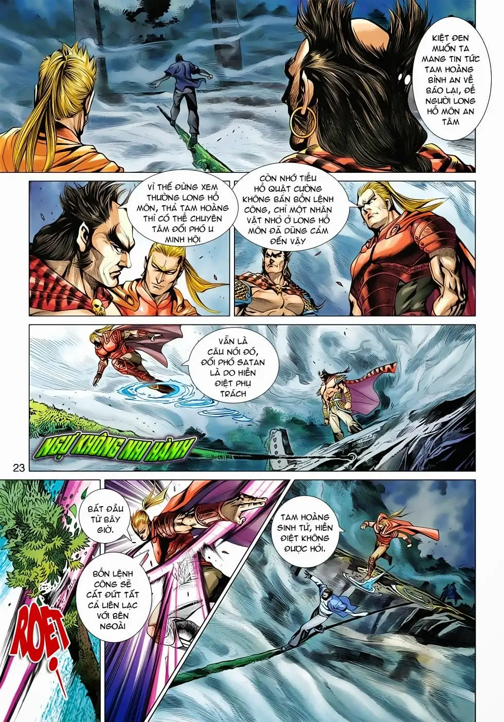 Truyện Tranh Tân Tác Long Hổ Môn trang 4