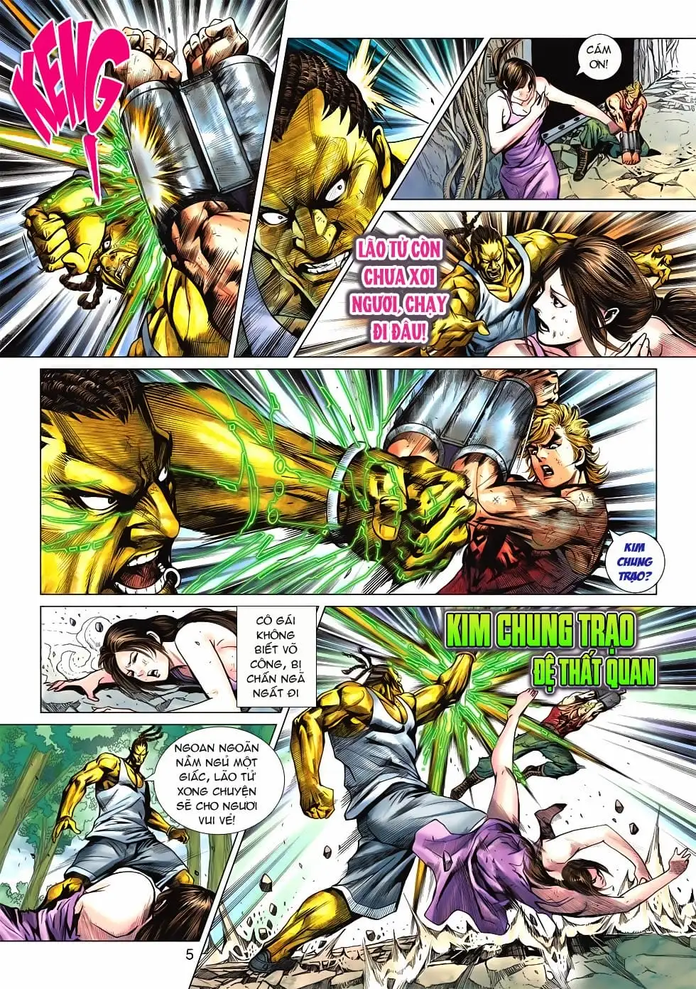 Truyện Tranh Tân Tác Long Hổ Môn trang 4