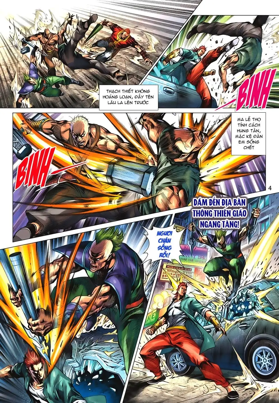 Truyện Tranh Tân Tác Long Hổ Môn trang 4