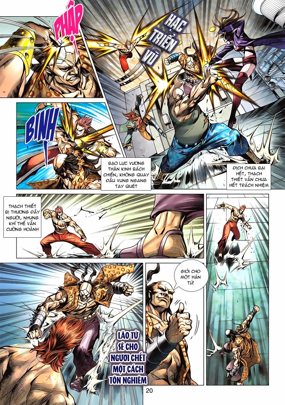 Truyện Tranh Tân Tác Long Hổ Môn trang 4