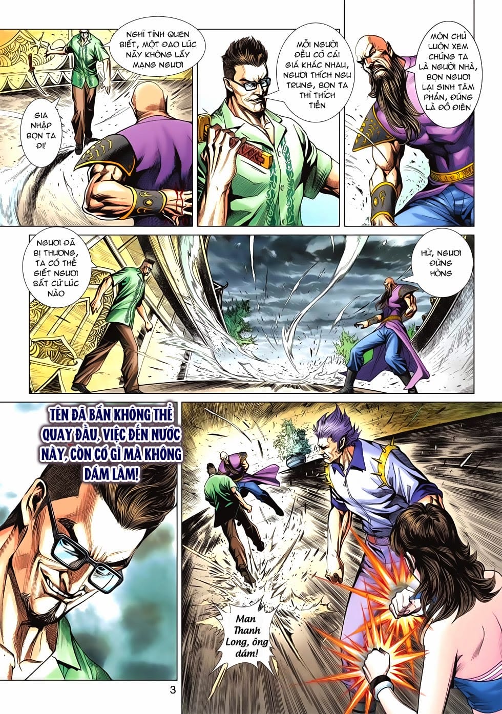 Truyện Tranh Tân Tác Long Hổ Môn trang 4