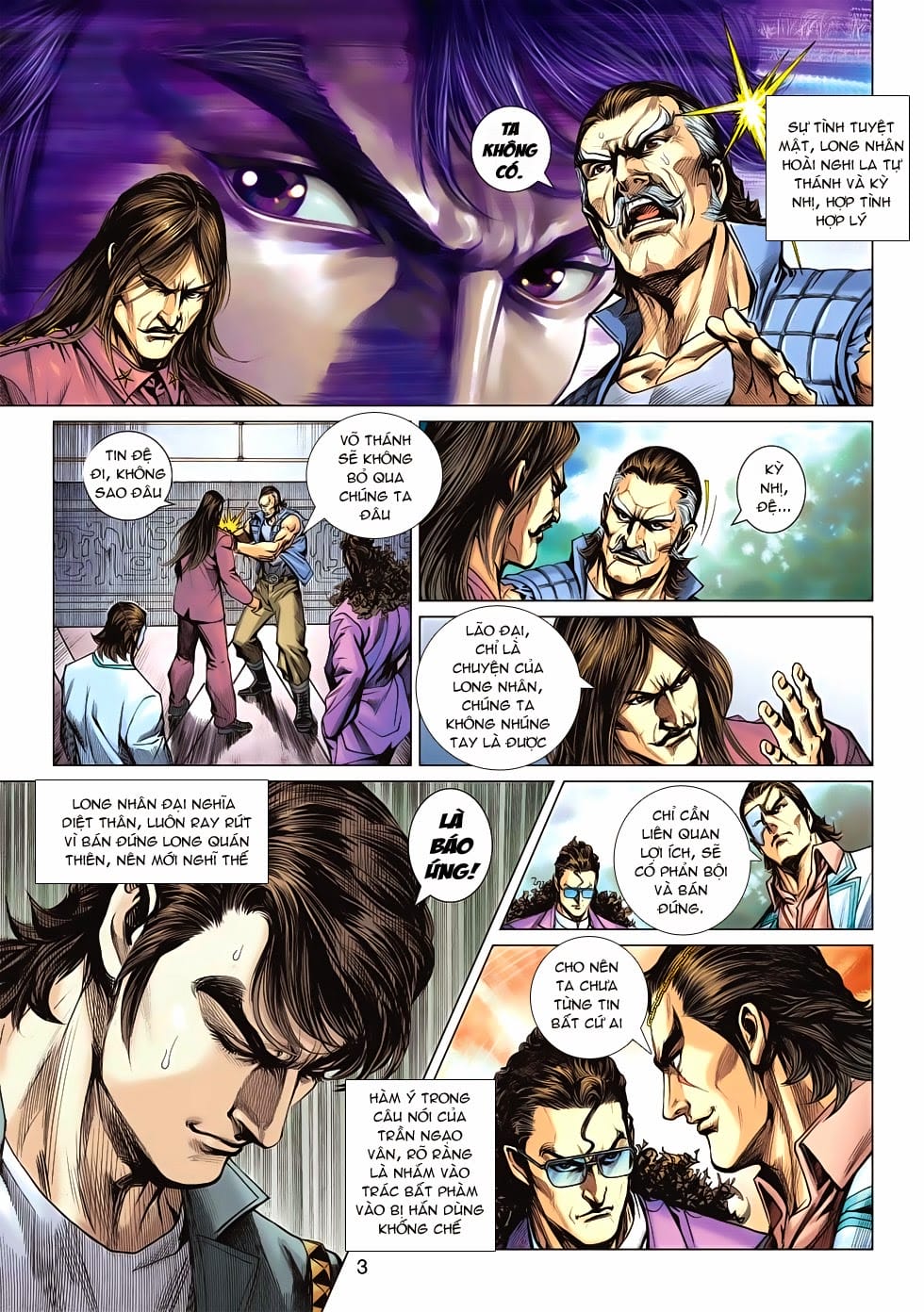 Truyện Tranh Tân Tác Long Hổ Môn trang 4